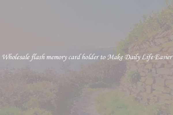 Wholesale flash memory card holder to Make Daily Life Easier