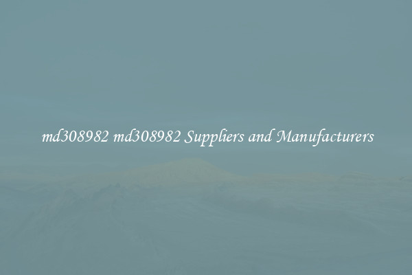 md308982 md308982 Suppliers and Manufacturers