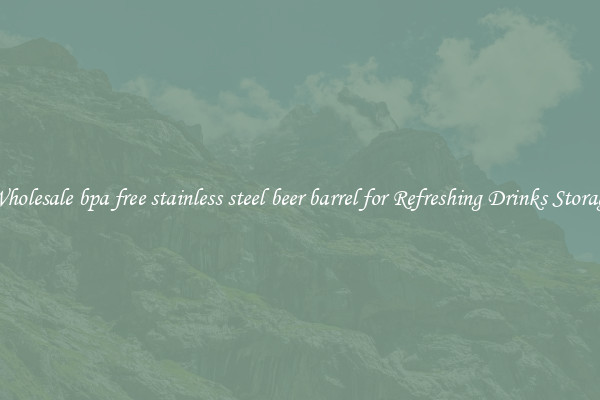 Wholesale bpa free stainless steel beer barrel for Refreshing Drinks Storage