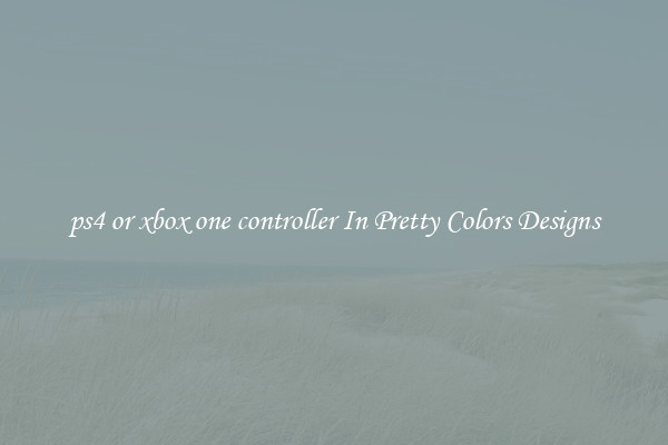 ps4 or xbox one controller In Pretty Colors Designs