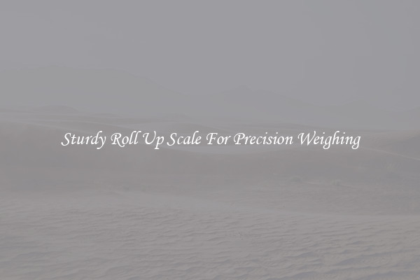 Sturdy Roll Up Scale For Precision Weighing