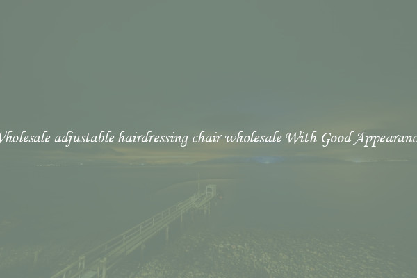 Wholesale adjustable hairdressing chair wholesale With Good Appearances