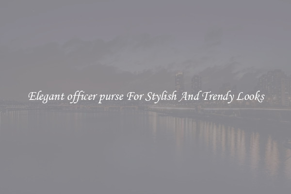 Elegant officer purse For Stylish And Trendy Looks